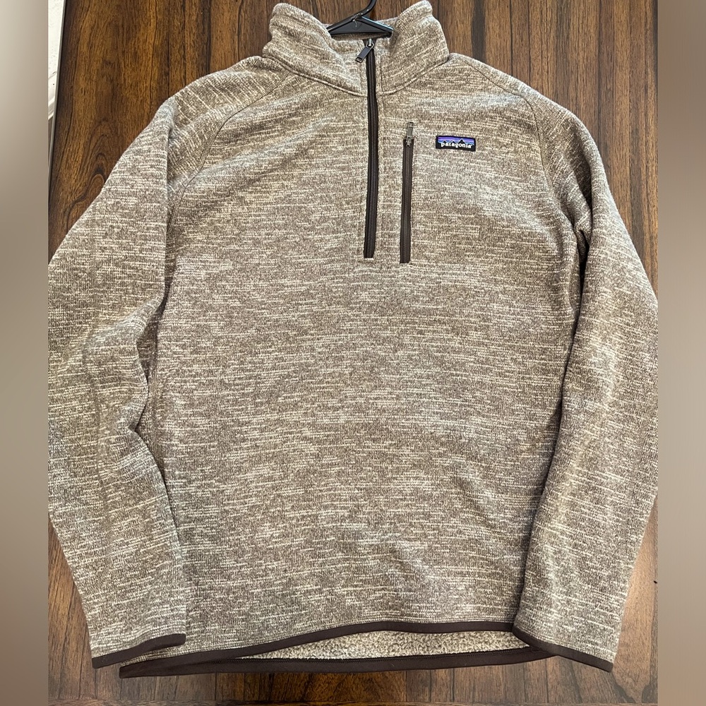 PATAGONIA Men’s Sweater Brown Fleece Jacket Medium